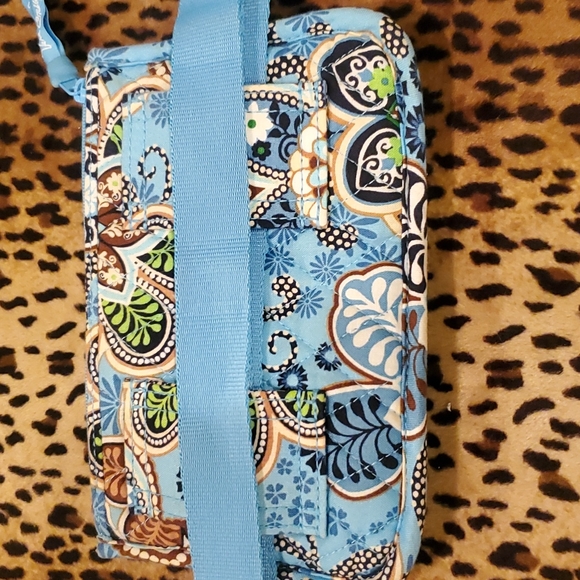 Vera Bradley Retired Bali Blue Fanny Pack Belt Bag 8X5 - Picture 6 of 9